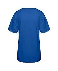 Dallas Cowboys Women's Royal Cheerleaders Sweetheart Boots T-Shirt