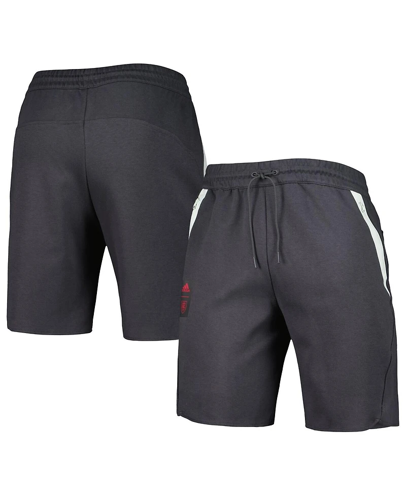 Adidas Men's Black Real Salt Lake 2023 Player Travel Shorts