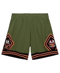 Mitchell & Ness Men's Green Chicago Bulls 1997-98 Hardwood Classics Flight Swingman Shorts