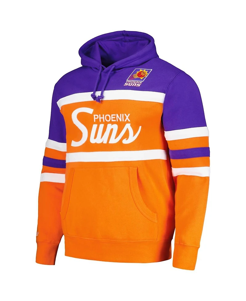 Mitchell & Ness Men's Orange/Purple Phoenix Suns Head Coach Pullover Hoodie