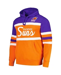 Mitchell & Ness Men's Orange/Purple Phoenix Suns Head Coach Pullover Hoodie