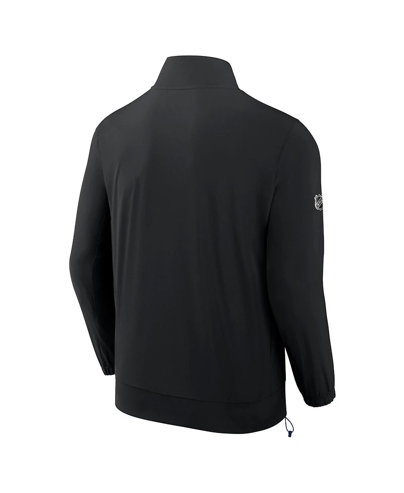 Fanatics Men's Black Tampa Bay Lightning Authentic Pro Rink Full-Zip Jacket