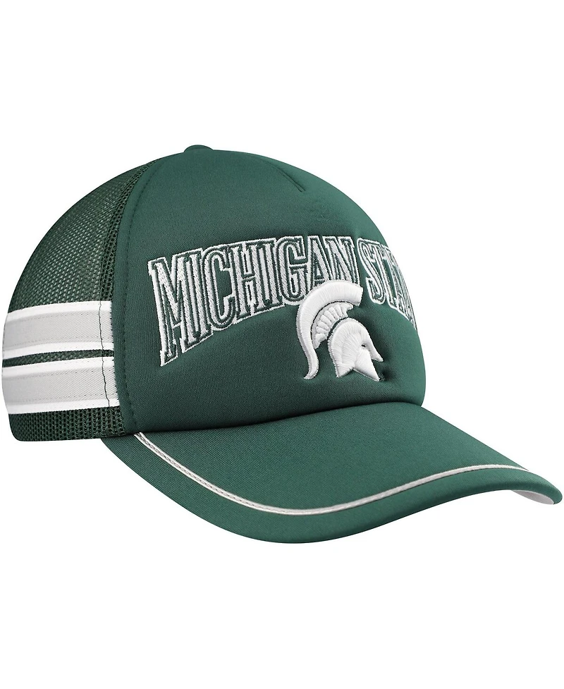 '47 Brand Men's Green Michigan State Spartans Sideband Trucker Adjustable Hat