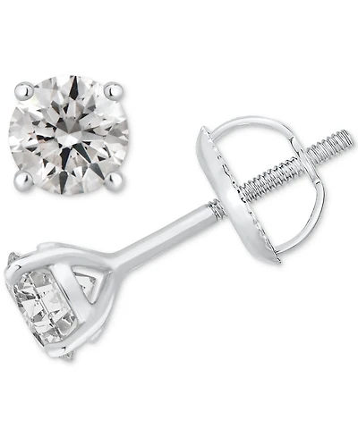 Gia Certified Diamond Stud Earrings (1 ct. t.w.) 14k Gold