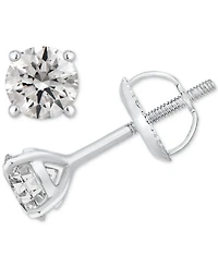 Gia Certified Diamond Stud Earrings (1 ct. t.w.) 14k Gold