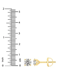 Gia Certified Diamond Stud Earrings (1 ct. t.w.) in 14k Gold
