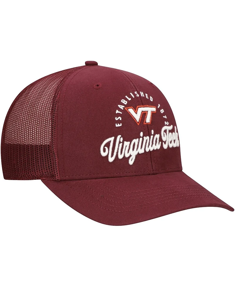 '47 Brand Men's Maroon Virginia Tech Hokies Pitstop Trucker Adjustable Hat