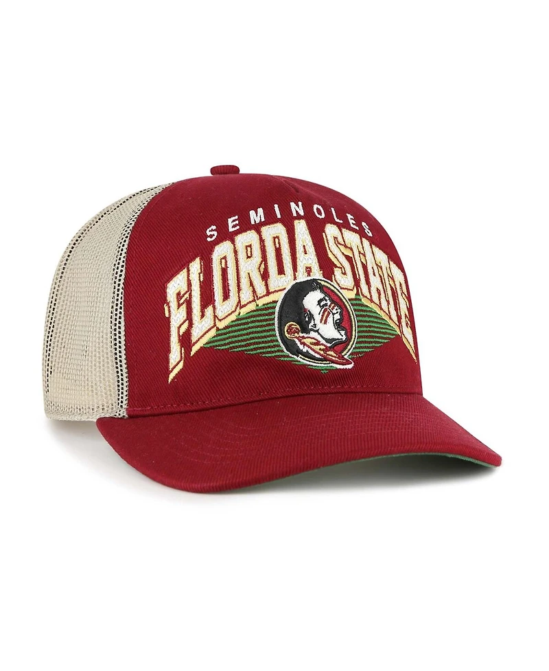 '47 Brand Men's Garnet Florida State Seminoles Pomona Mesh Hitch Adjustable Trucker Hat
