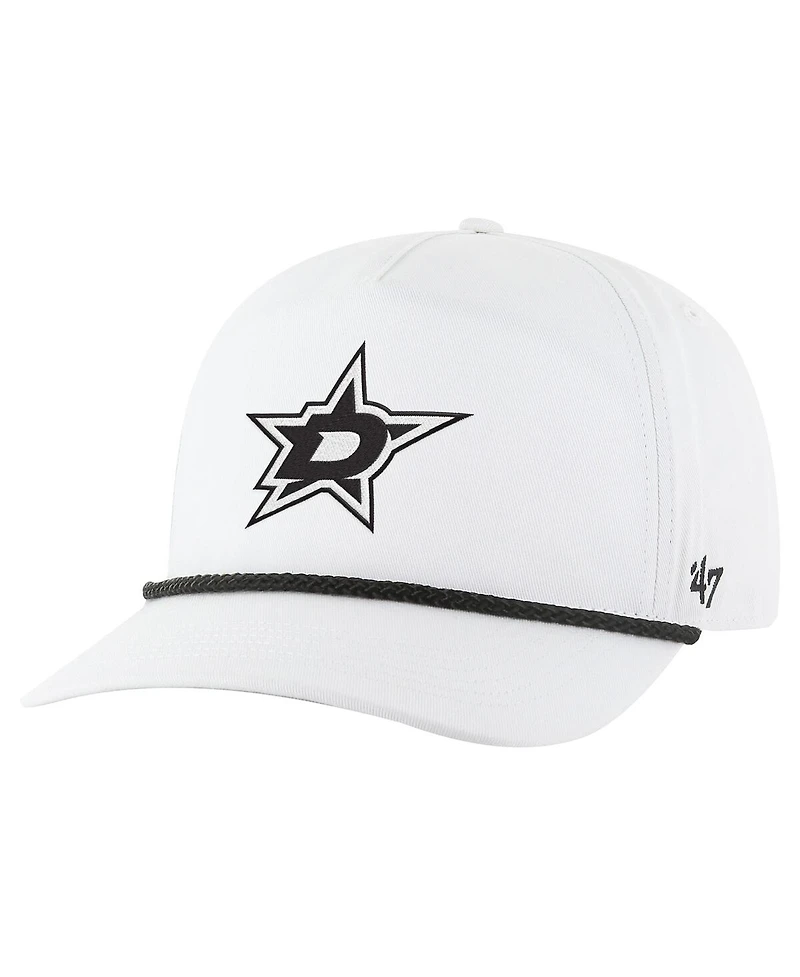 '47 Brand Men's White Dallas Stars Rope Hitch Adjustable Hat