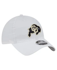 New Era Men's White Colorado Buffaloes Active Ripstop 9TWENTY Adjustable Hat
