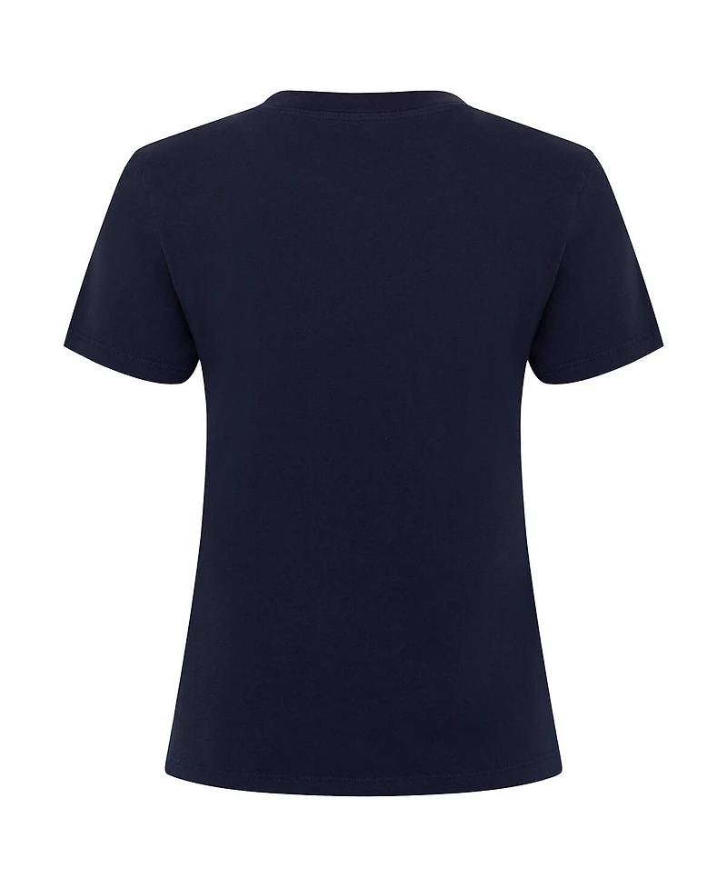 Sportiqe Women's Navy Oklahoma City Thunder Arcadia Boxy T-Shirt