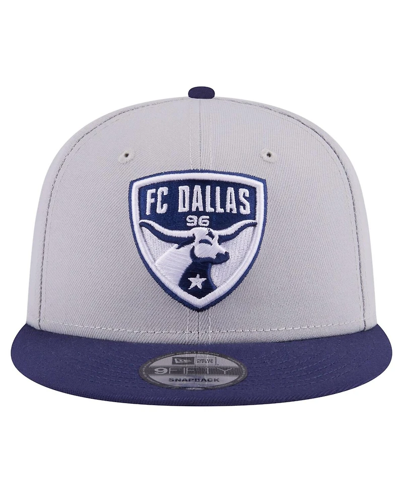 New Era Men's Gray Fc Dallas Color Pack Two-Tone 9FIFTY Snapback Hat