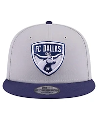 New Era Men's Gray Fc Dallas Color Pack Two-Tone 9FIFTY Snapback Hat
