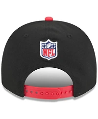 New Era Big Boys and Girls Black/Red Kansas City Chiefs 2025 Nfl Draft A-Frame 9FIFTY Snapback Hat