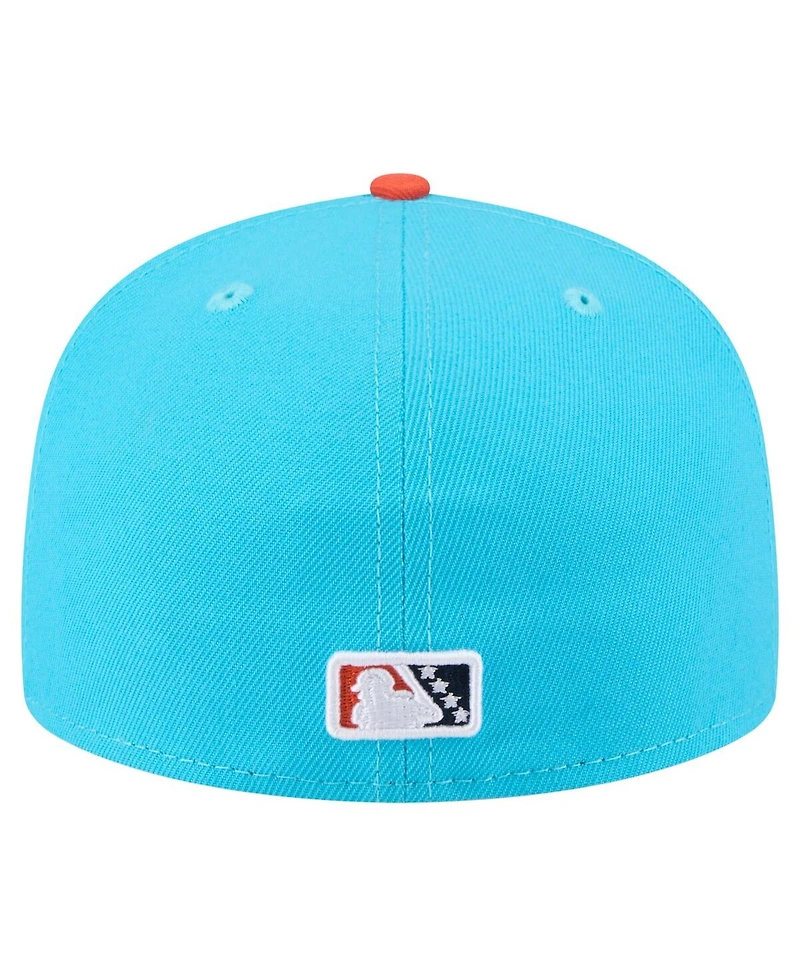 New Era Men's Light Blue Somerset Patriots Copa de la Diversion 59FIFTY Fitted Hat