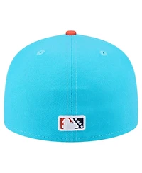 New Era Men's Light Blue Somerset Patriots Copa de la Diversion 59FIFTY Fitted Hat