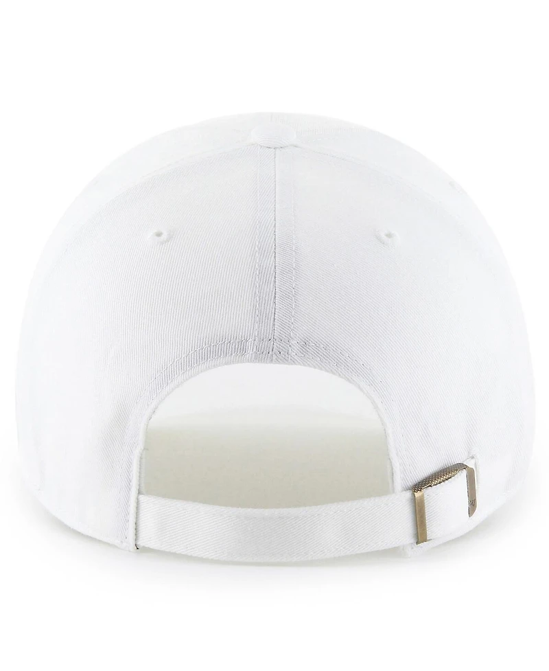 '47 Brand Men's White Denny Hamlin Clean Up Adjustable Hat