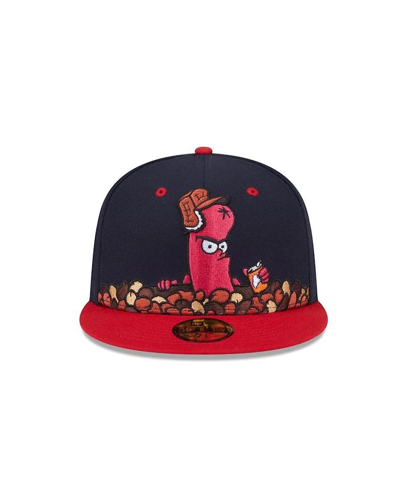 New Era Men's Navy Portland Sea Dogs Theme Nights 59FIFTY Fitted Hat