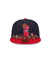 New Era Men's Navy Portland Sea Dogs Theme Nights 59FIFTY Fitted Hat
