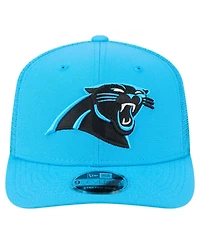 New Era Men's Blue Carolina Panthers Team Collection 9SEVENTY Stretch-Snap Adjustable Hat