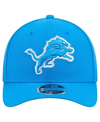 New Era Men's Blue Detroit Lions Team Collection 9FORTY M-crown Adjustable Hat