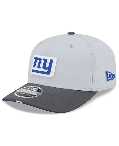 New Era Men's Gray/Graphite New York Giants 2025 Nfl Training Camp 9SEVENTY Adjustable Hat