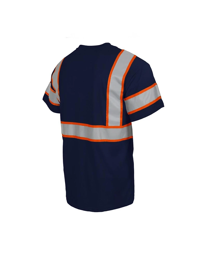 Buffalo Outdoors Men's Navy Denver Broncos Safety Heavyweight T-Shirt