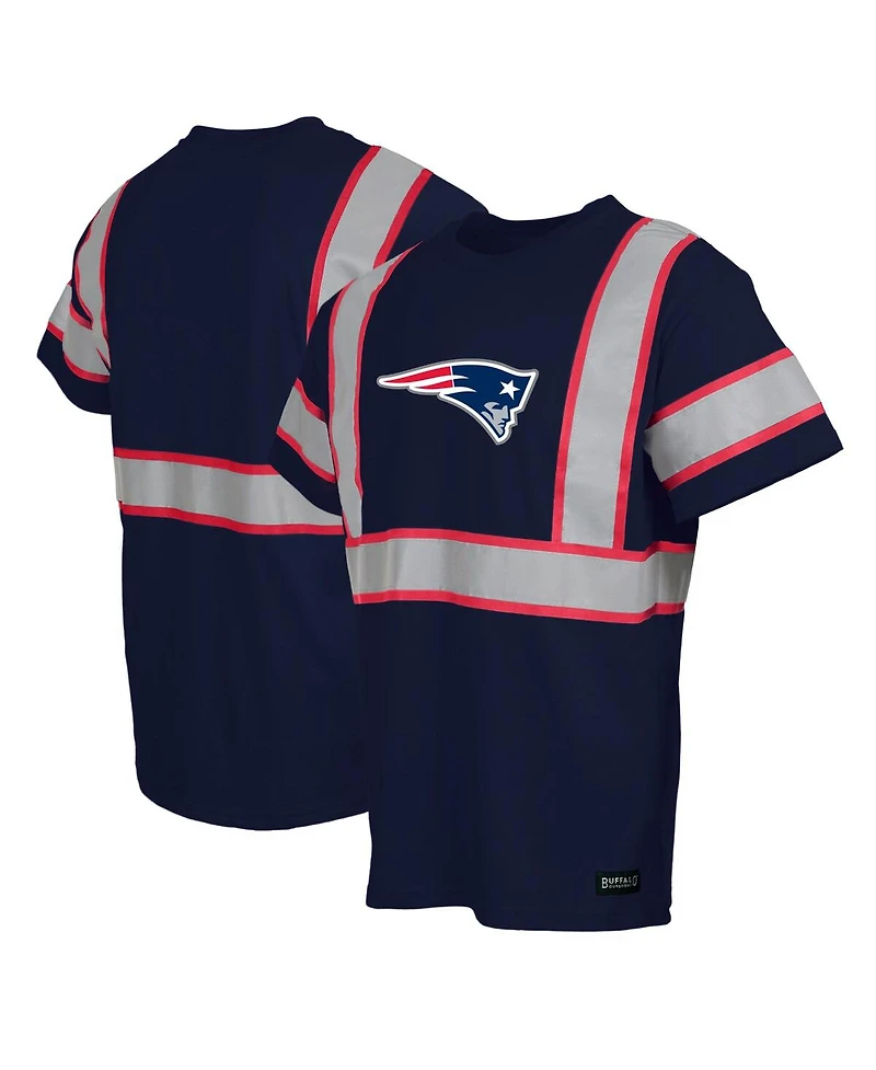 Buffalo Outdoors Men's Navy New England Patriots Safety Heavyweight T-Shirt
