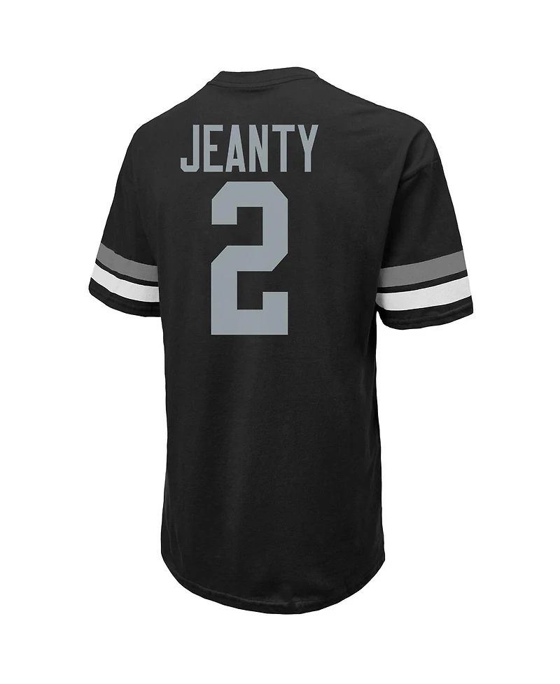 Majestic Men's Ashton Jeanty Black Las Vegas Raiders 2025 Nfl Draft First Round Pick Oversized T-Shirt