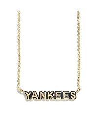 Wear by Erin Andrews New York Yankees Delicate Enamel Necklace