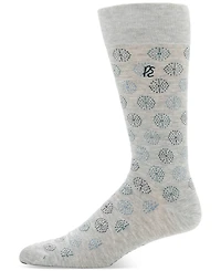 Perry Ellis Portfolio Men's Medallion Socks