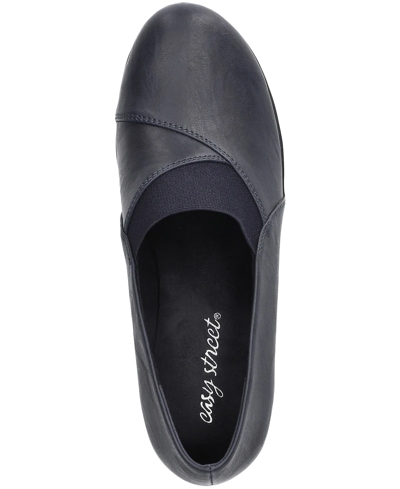 Easy Street Women's Fondly Block-Heel Slip-On Shooties