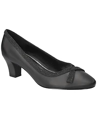 Easy Street Women's Kata Round-Toe Slip-On Pumps