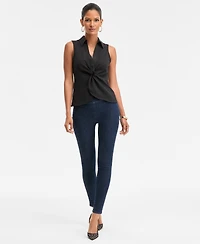I.n.c. International Concepts Women's Twist-Front Top, Macy's Exclusive