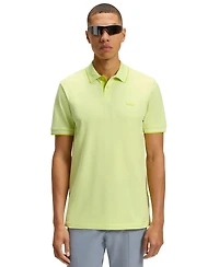 Boss by Hugo Men's Branding Stretch-Cotton Slim-Fit Polo Shirt