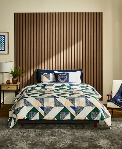 Lacoste Signature Cotton 2-Pc. Comforter Set, Twin