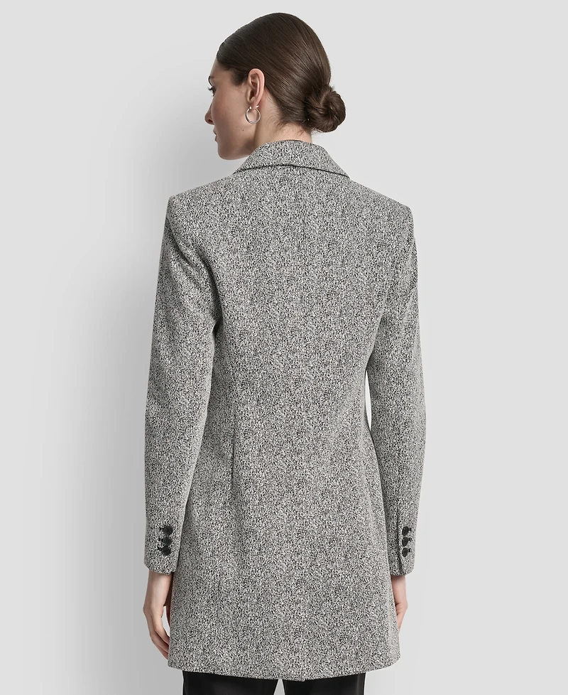 Dkny Women's Notch-Lapel Single-Button Long-Sleeve Jacket, Regular & Petite