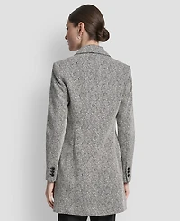 Dkny Women's Notch-Lapel Single-Button Long-Sleeve Jacket, Regular & Petite