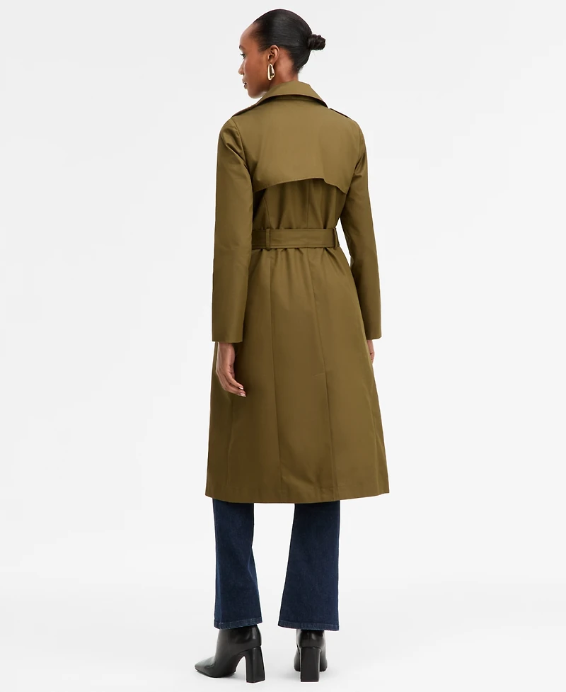 I.n.c. International Concepts Women's Military Trench Coat, Macy's Exclusive