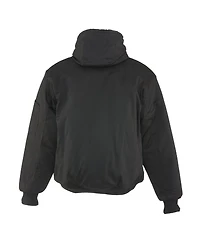 RefrigiWear Men's ComfortGuard Service Jacket - Insulated Denim Hooded Work for Cold Weather