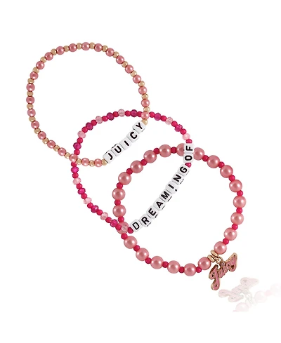 Juicy Couture Kids Dreaming of Juicy 3 Piece Stretch Beaded Jewelry