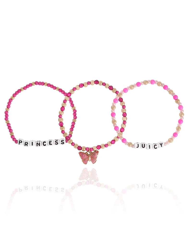 Juicy Couture Kids Juicy Pink Butterfly Beaded Jewelry