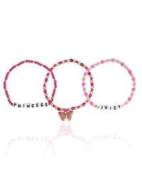 Juicy Couture Kids Juicy Pink Butterfly Beaded Jewelry