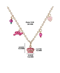 Juicy Couture Kids 15+2" Beaded Charm Necklace