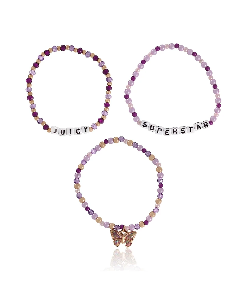 Juicy Couture Kids Choose Juicy Superstar 3 Piece Beaded Jewelry