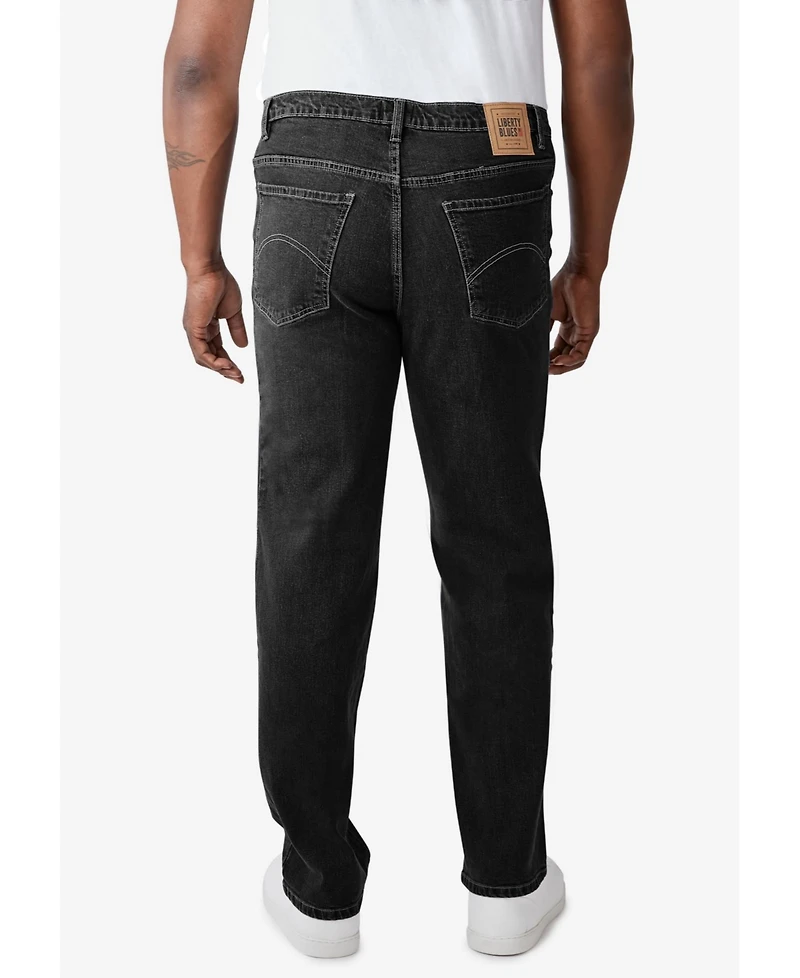 Liberty Blues Big & Tall by KingSize Relaxed-Fit Stretch 5-Pocket Jeans