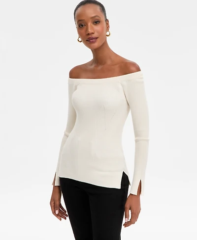 I.n.c. International Concepts Women's Wide-Neck Sweater, Macy's Exclusive