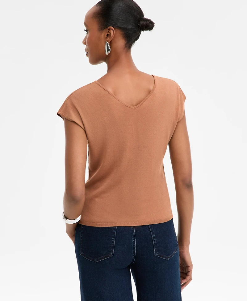 I.n.c. International Concepts Women's Cap-Sleeve Sweater, Macy's Exclusive