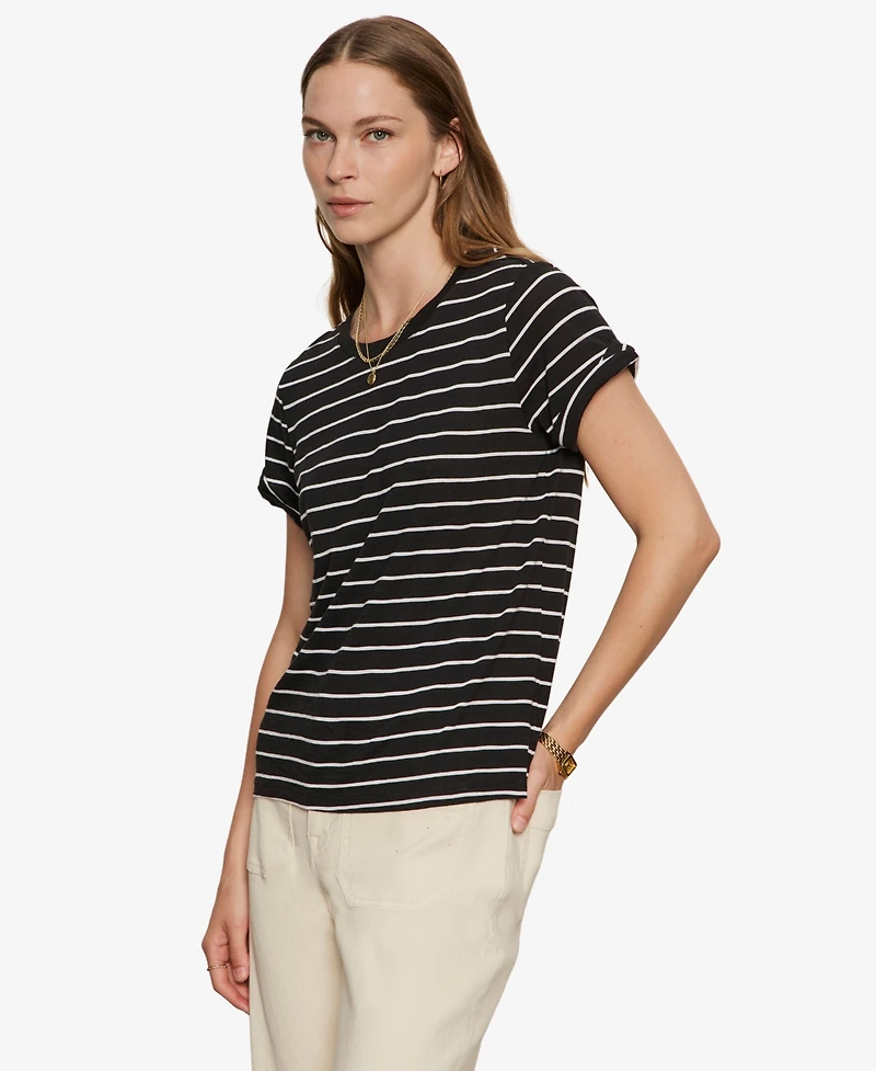 Sanctuary Women's Perfect Crewneck Cotton Short-Sleeve T-Shirt