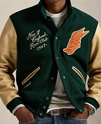 Polo Ralph Lauren Men's Wool-Blend Twill Letter Jacket